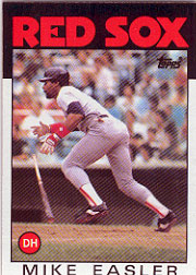 1986 Topps Baseball Cards      477     Mike Easler